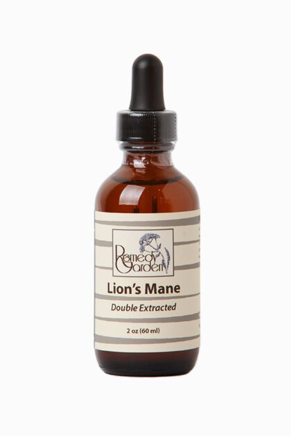 A bottle of lion 's mane hair growth oil.